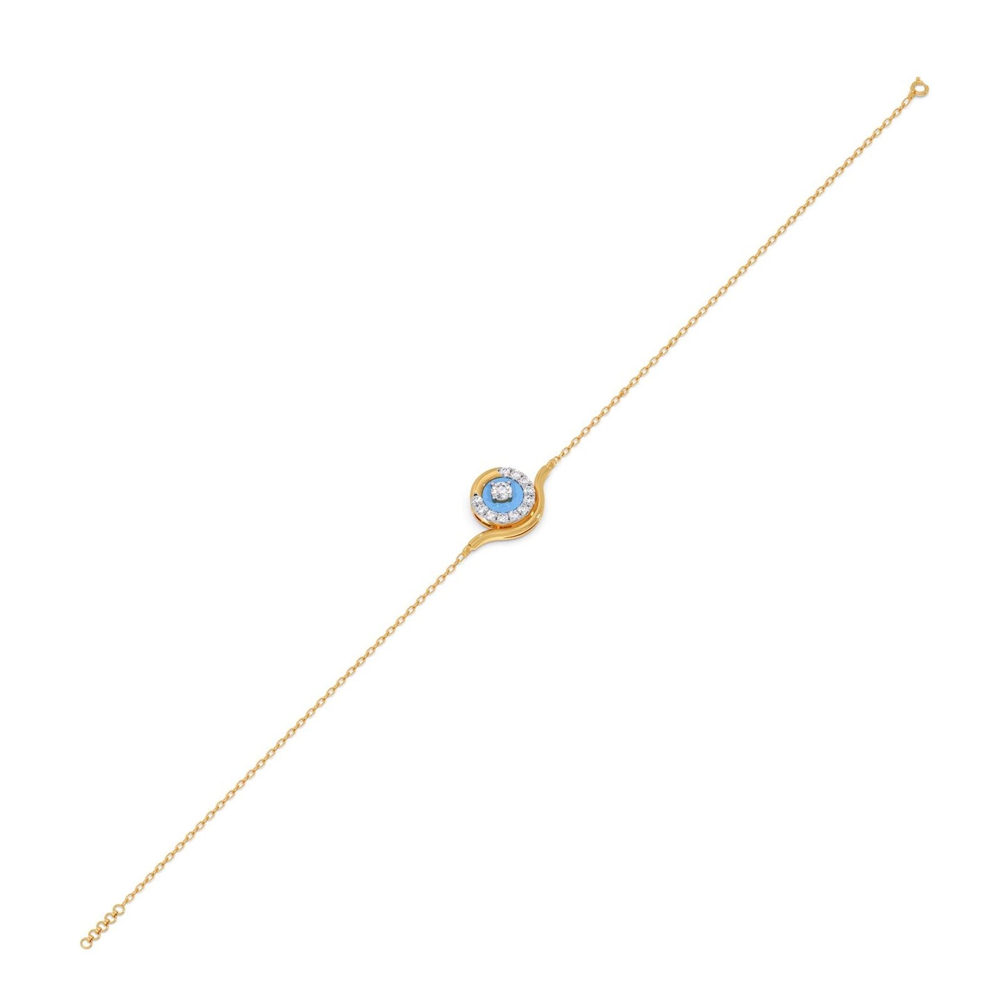 Cotton Candy Swirling Diamond Bracelet