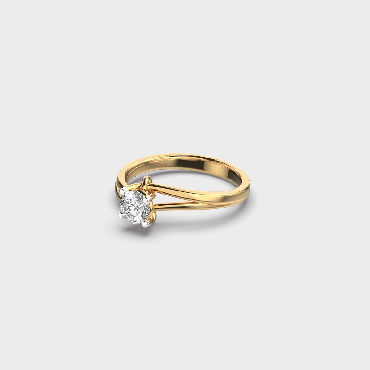 Casey Round Diamond Ring - View 2