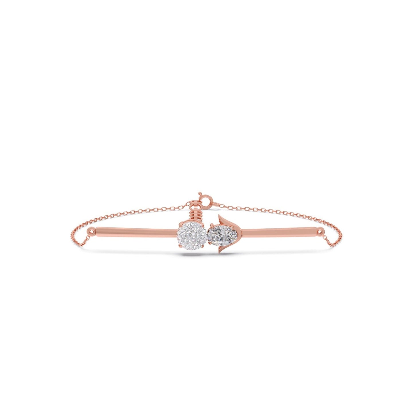 Portuguese Oval Pair Chain Bracelet