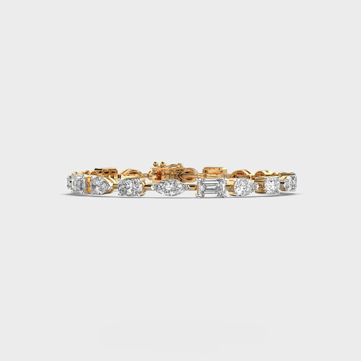 Mixed Diamond Charming Bracelet