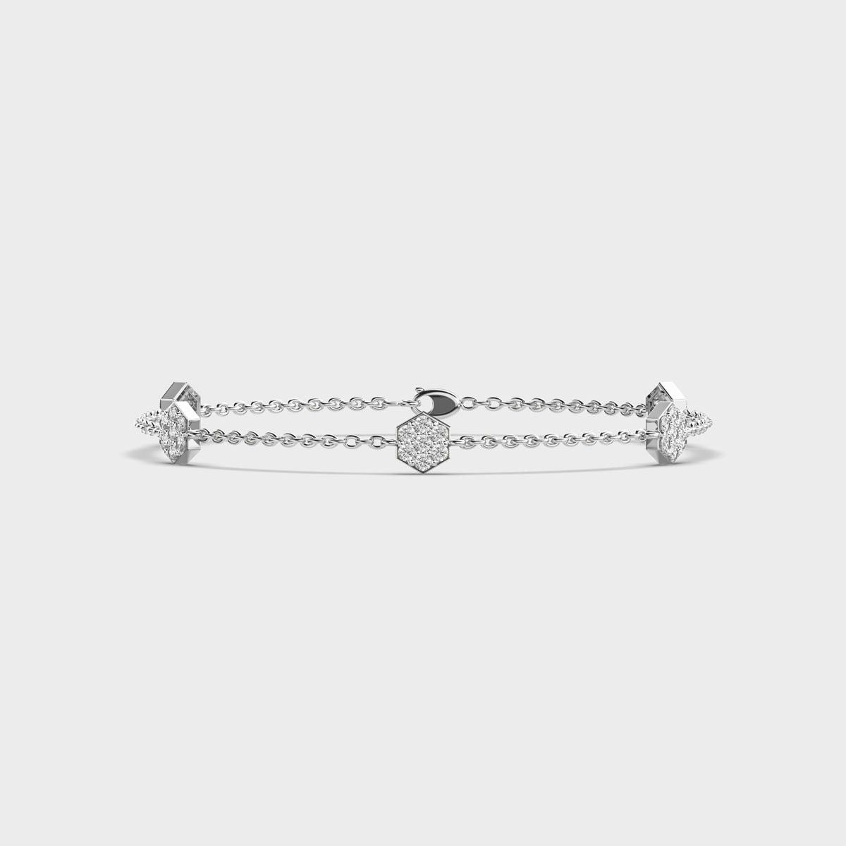 Soft Radiance Diamond Bracelet