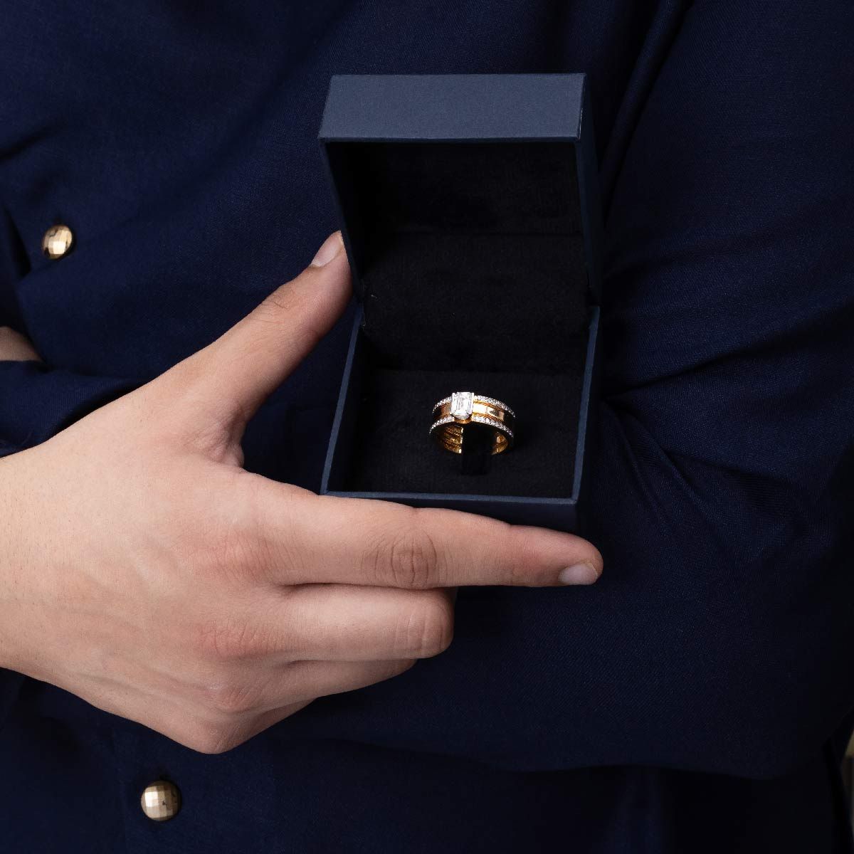 Symbol of Strength Diamond Ring For Men - View 7