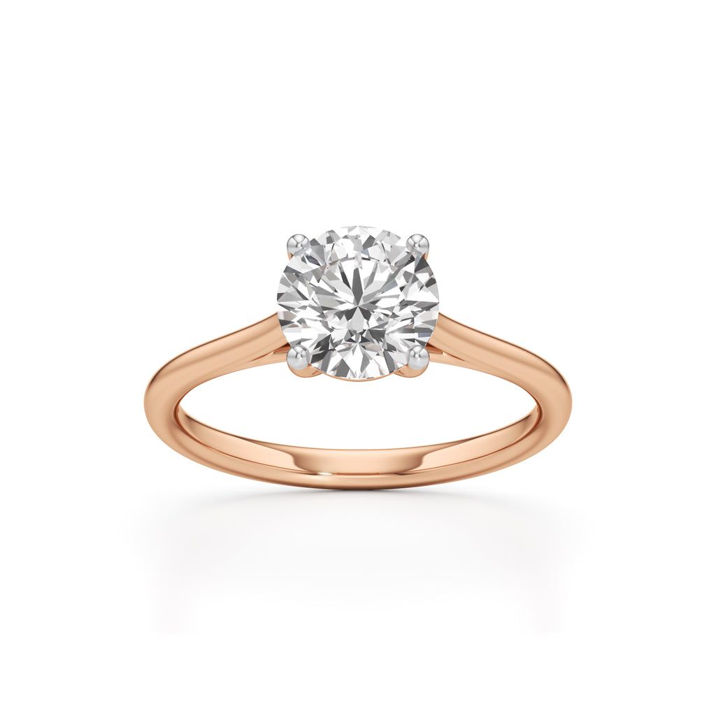 Apex Solitaire Diamond Ring