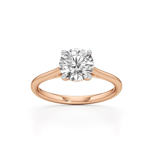 Apex Solitaire Diamond Ring