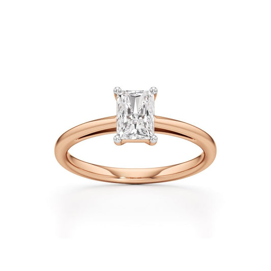 Solira 0.75Ct Radiant Cut Solitaire Ring