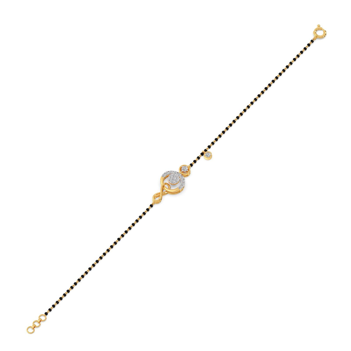 Ananta Cluster Diamond Mangalsutra Bracelet