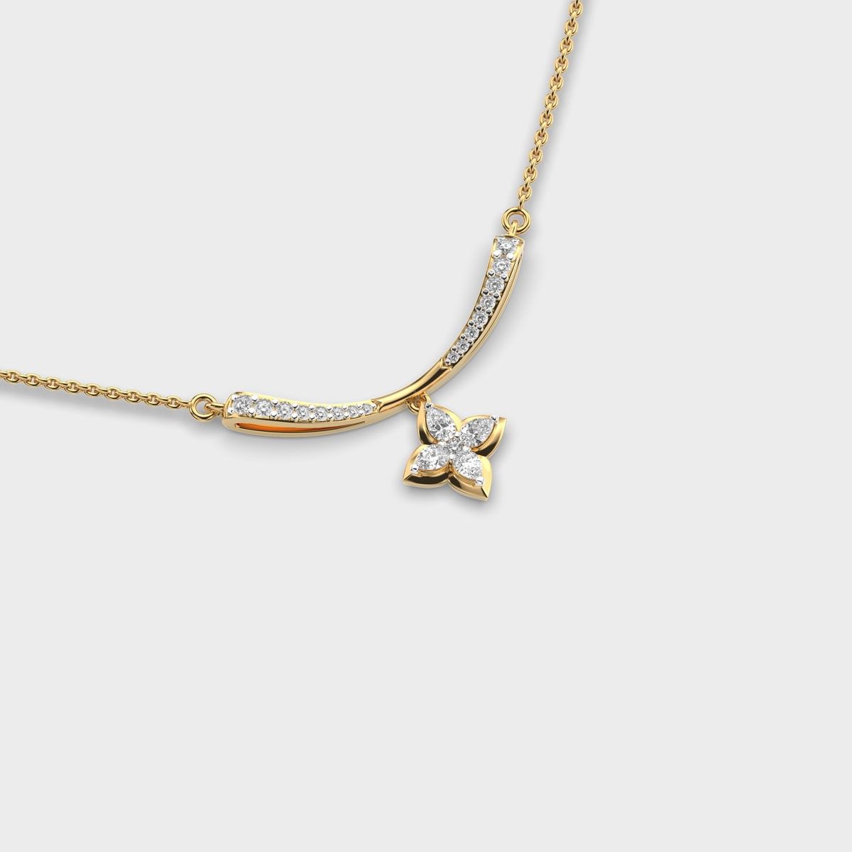 Dazzling Navira Diamond Necklace