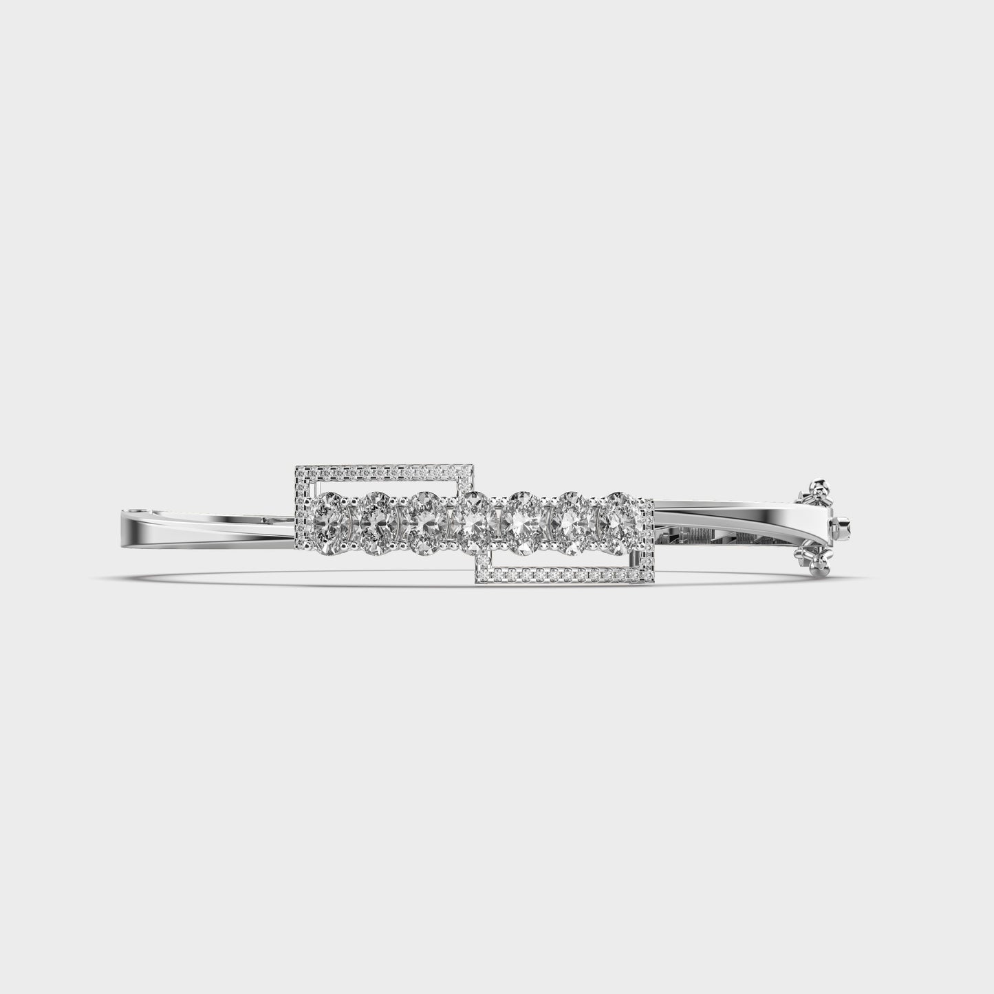Bold Square Sparkle Diamond Bracelet