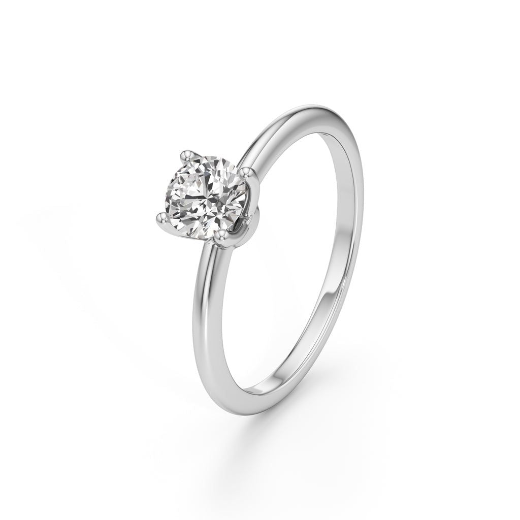 Eterna Solitaire â€“ Classic 0.60 Ct Diamond Ring