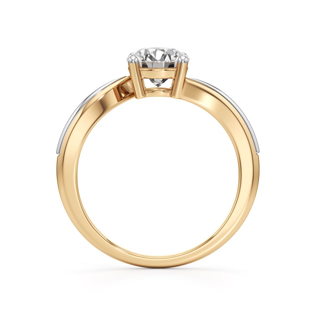 Elara Round Solitaire Ring