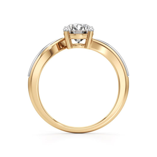 Elara Round Solitaire Ring