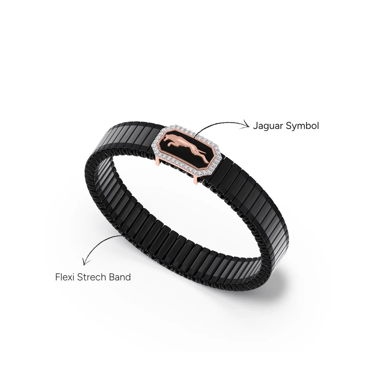 Apex Panther Diamond Men's Bracelet