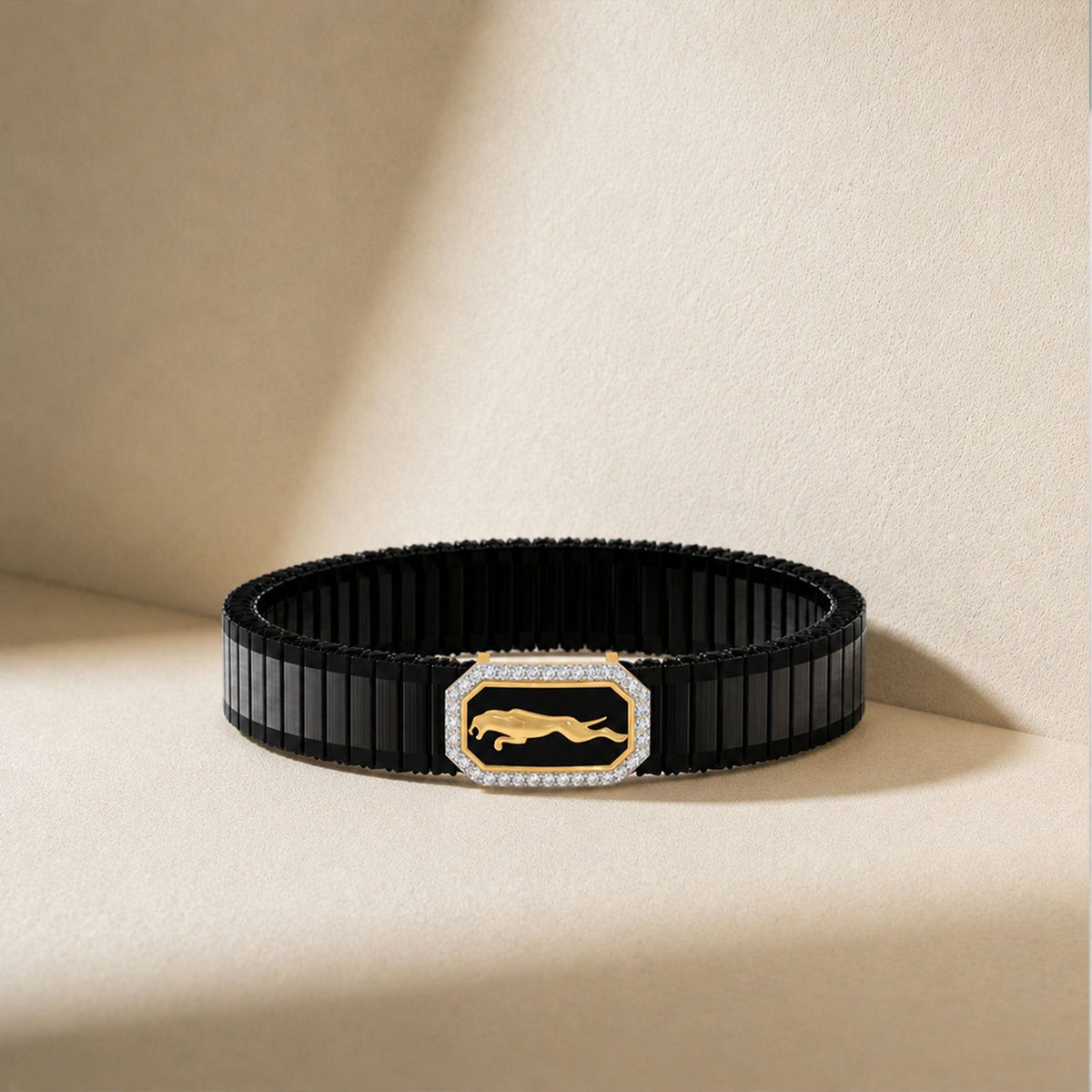 Apex Panther Diamond Men's Bracelet