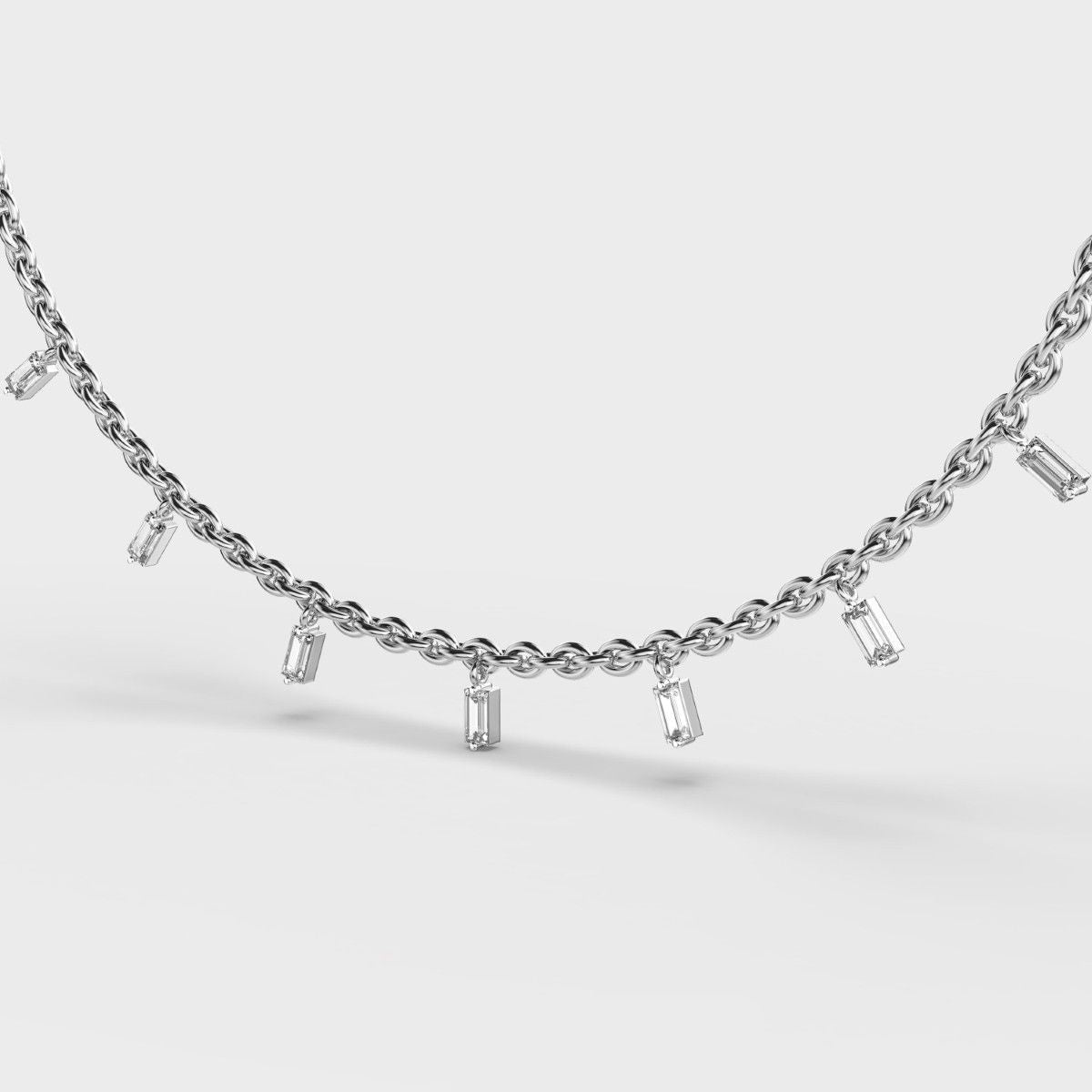 Golded Thread Diamond Bracelet