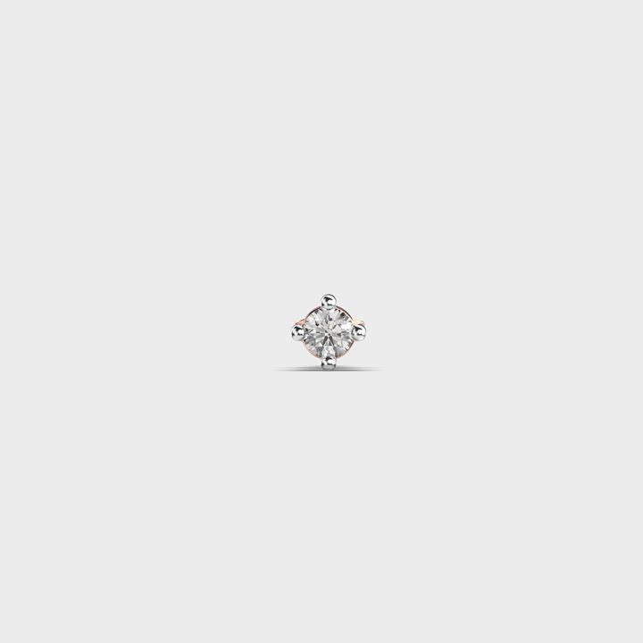 Mini Solo Diamond Ear Stud For Men
