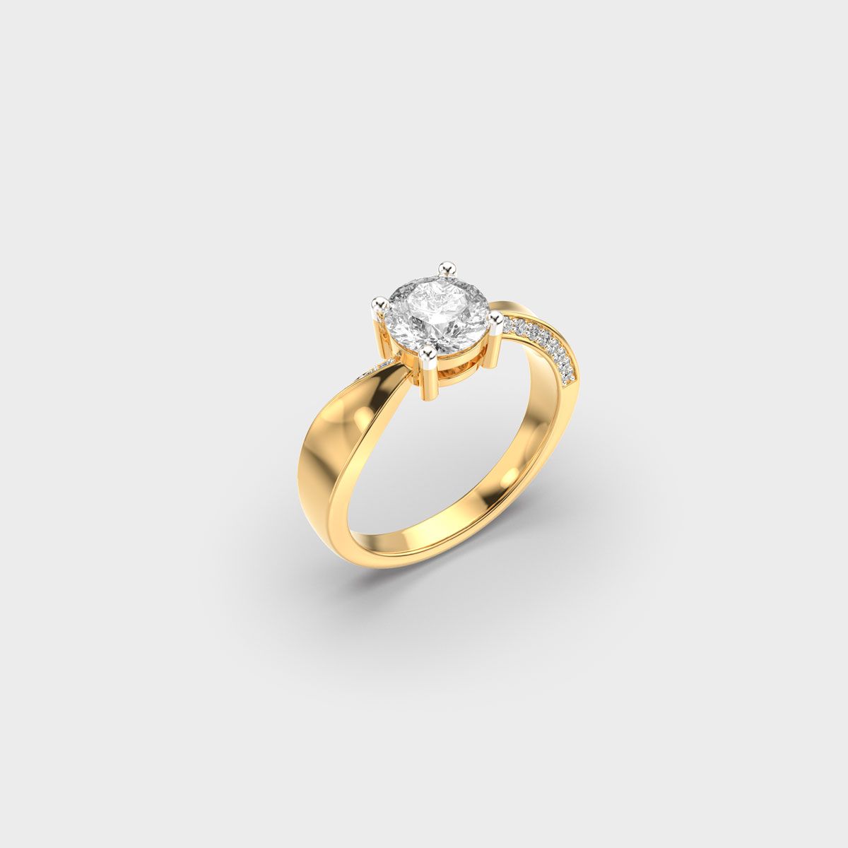Zen Bloom Padma Cut Diamond Ring - View 3