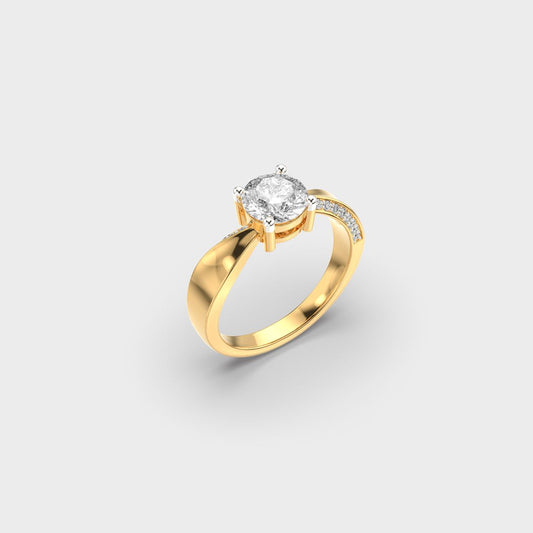 Zen Bloom Padma Cut Diamond Ring - View 3