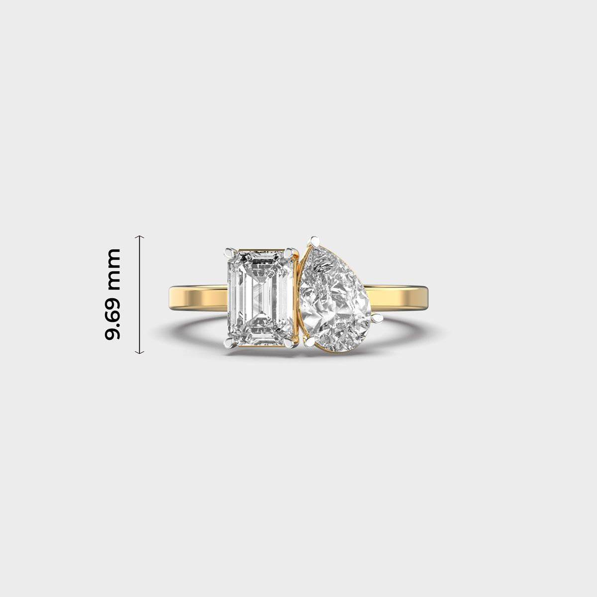 Just The Two Of Us Diamond Ring - View 5