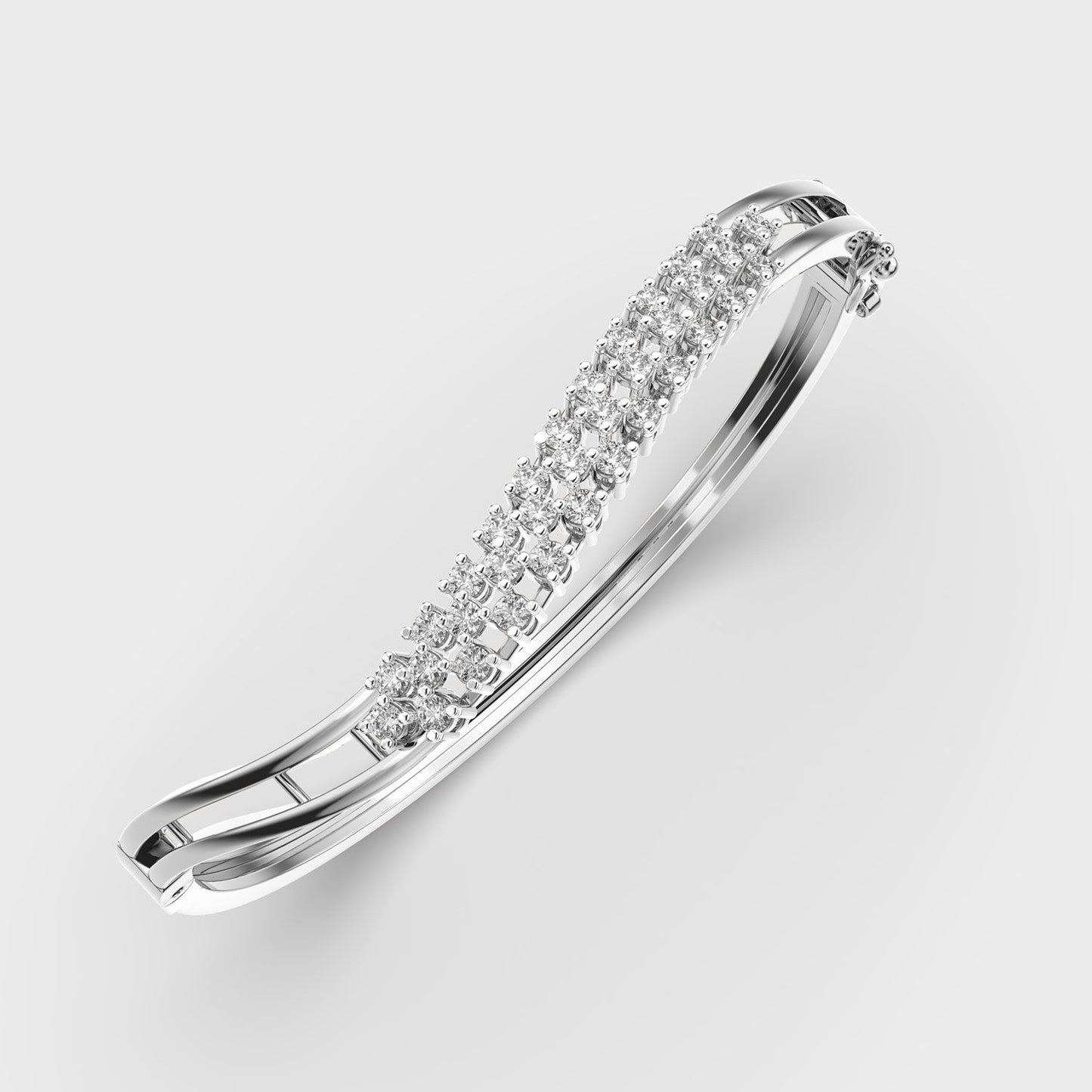 Serenade Wave Glam Diamond Bracelet