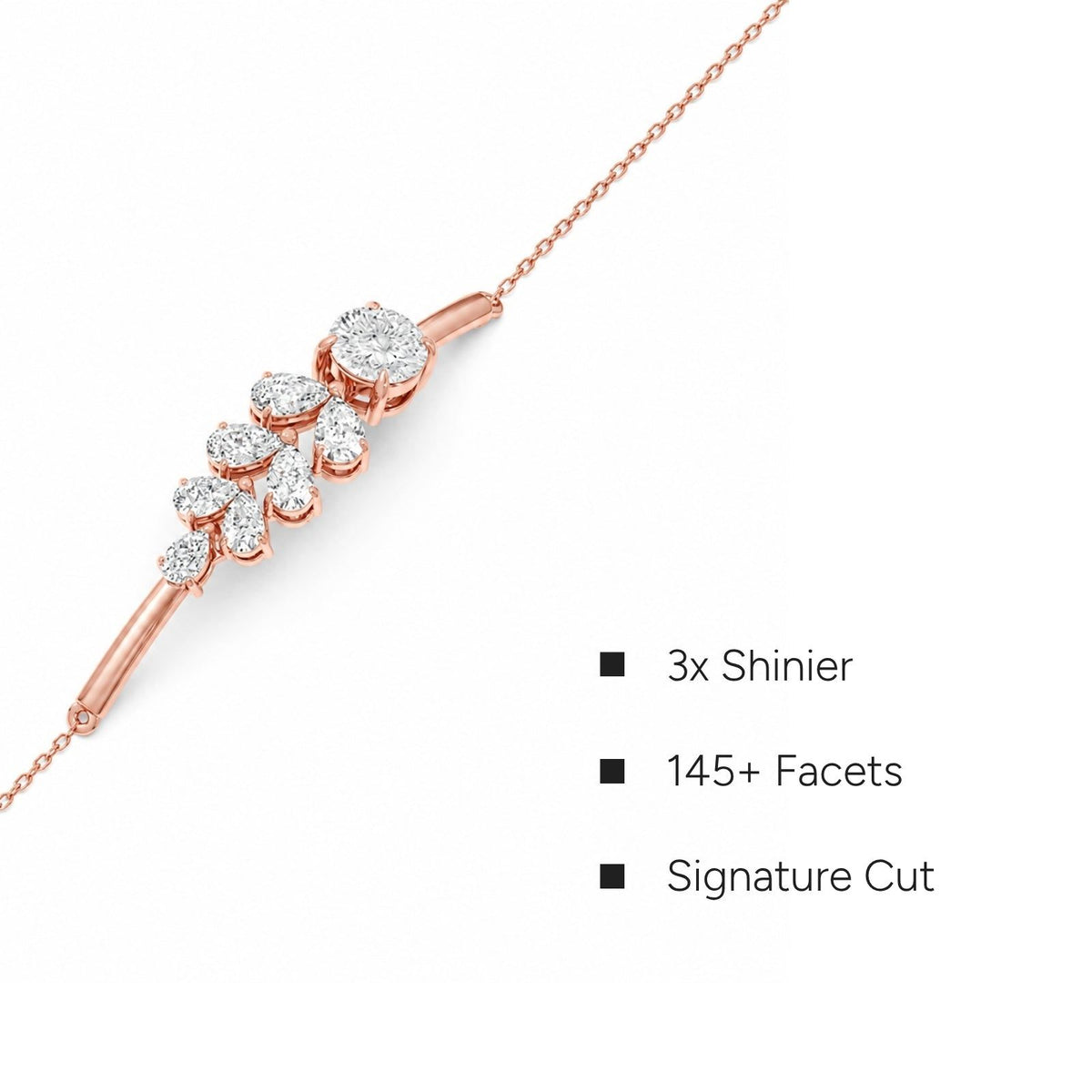 Portuguese Pear Trail Chain Bracelet