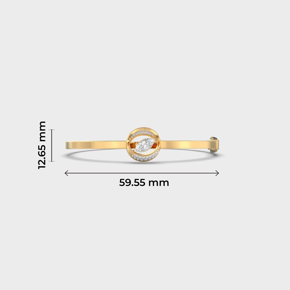 Framed Marquise Diamond Bracelet