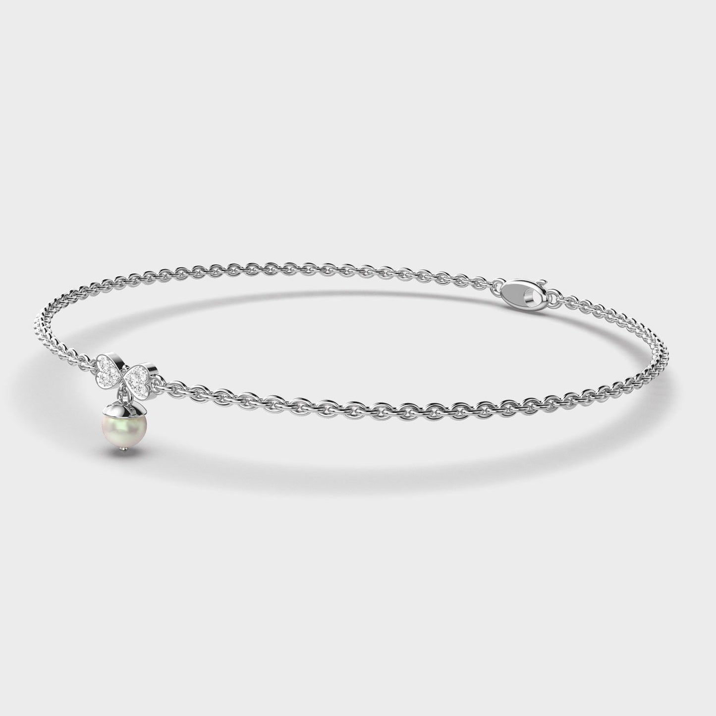 Sleek Horizon Diamond Bracelet
