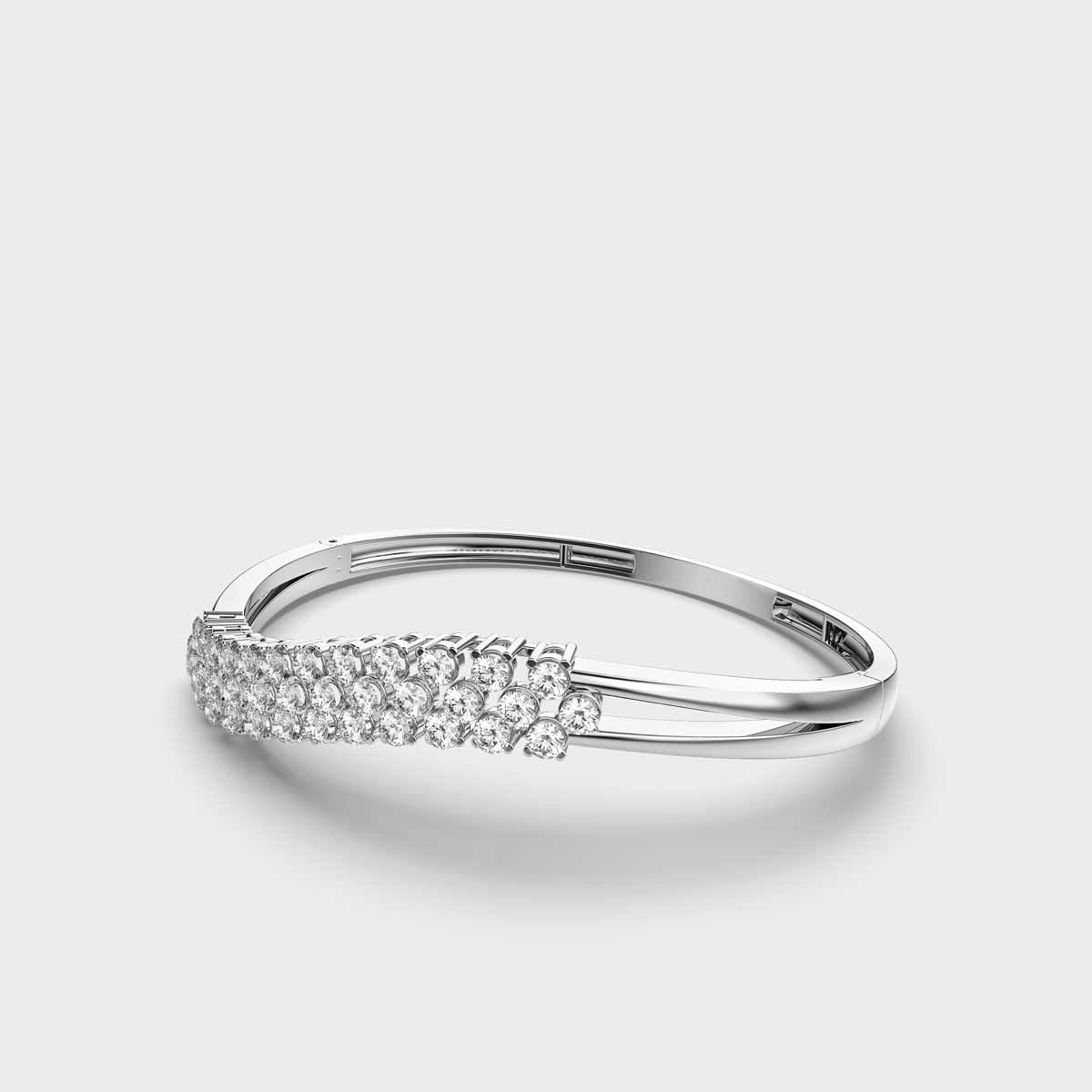 Wave of Infinity Diamond Bracelet