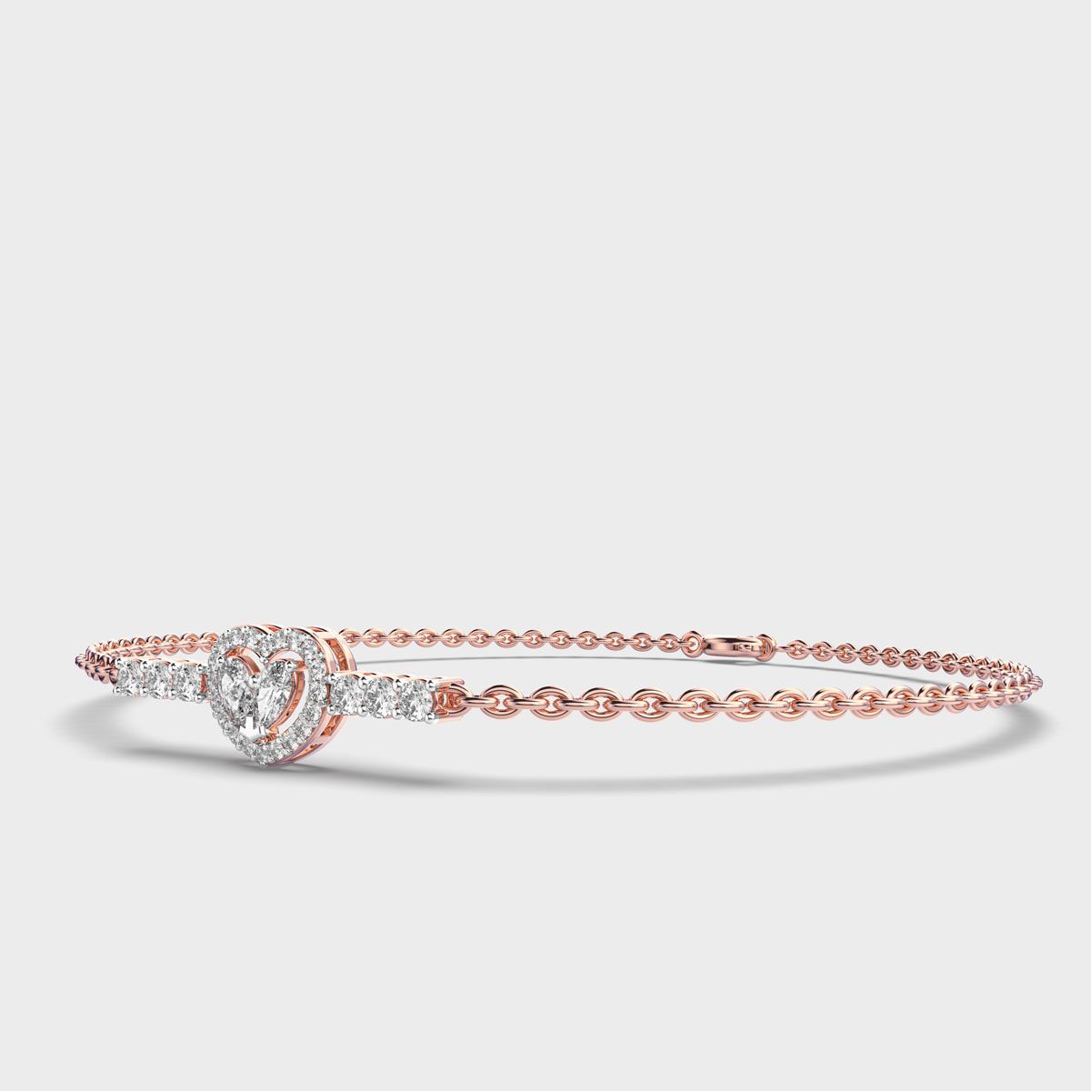 Hearty Delight Diamond Bracelet