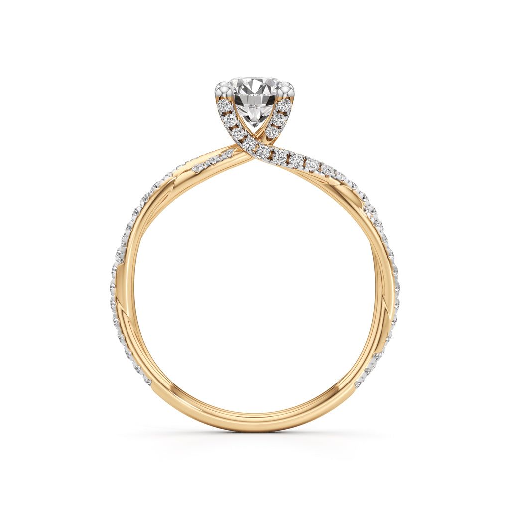Twiluxe Embrace Solitaire Ring