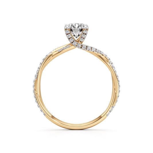Twiluxe Embrace Solitaire Ring