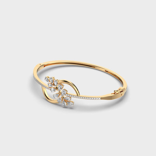 Peony Poise Diamond Bracelet