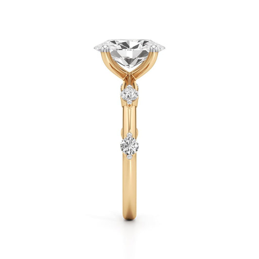 Soliria 2.25Ct Oval Cut Solitaire Ring