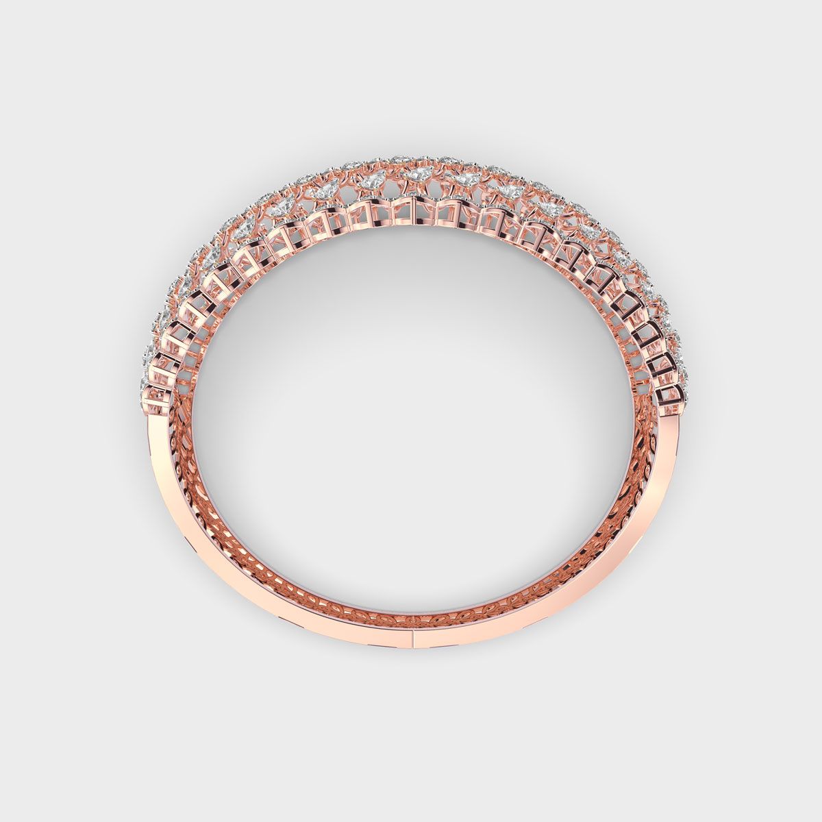 Dazzling Maharani Mesh Diamond Bracelet