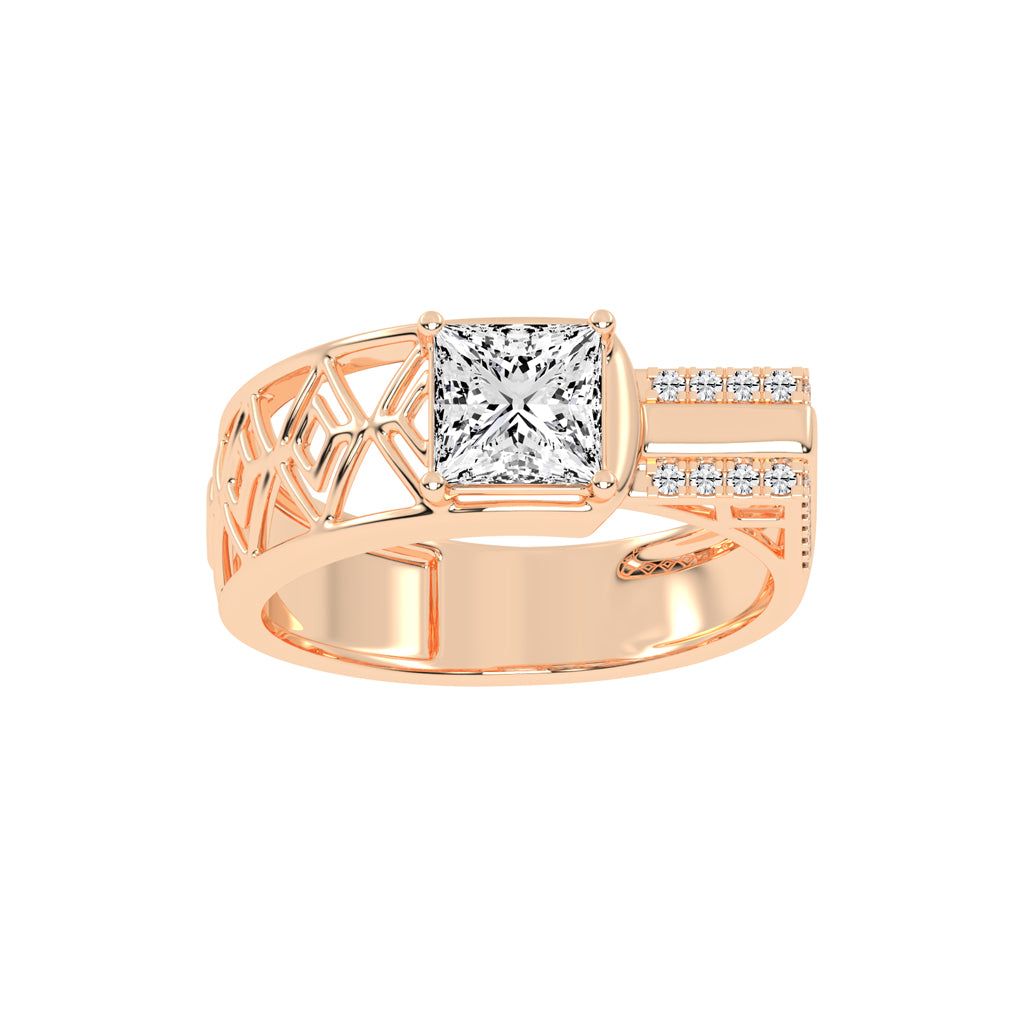 1.75Ct Princess Shape Solitaire