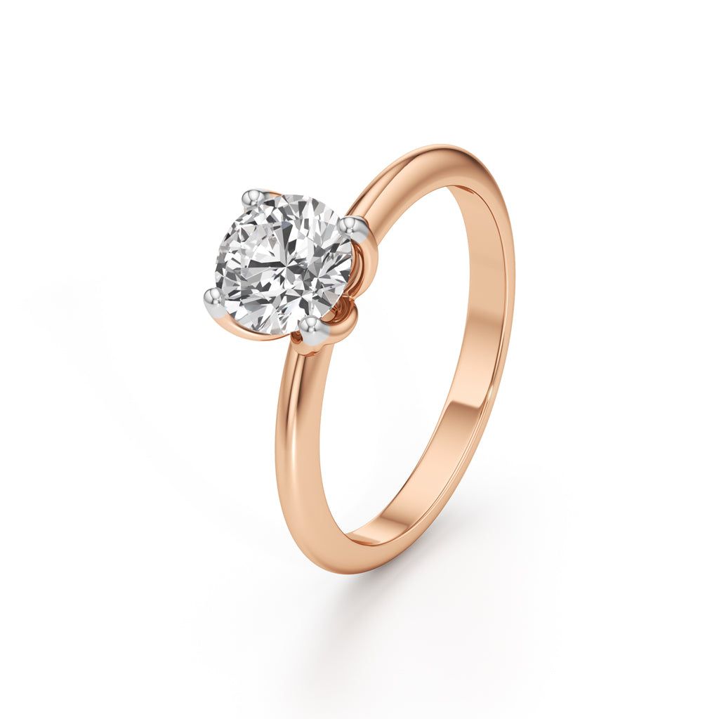 Soltressa 1Ct Four Prong Round Cut Solitaire Ring