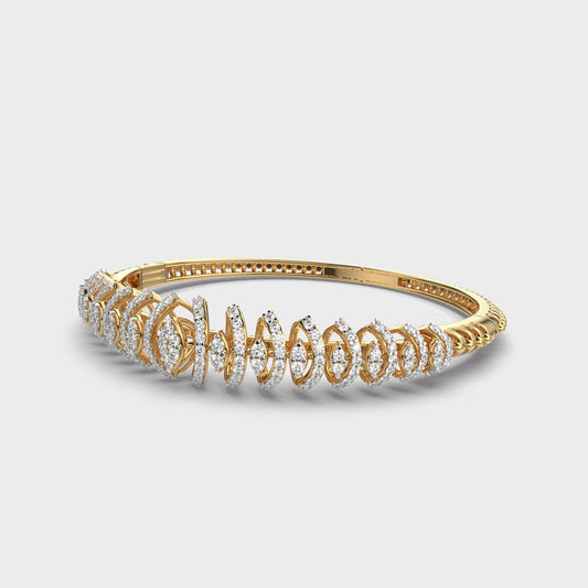 Gleaming Ecstasy Round Diamond Bracelet