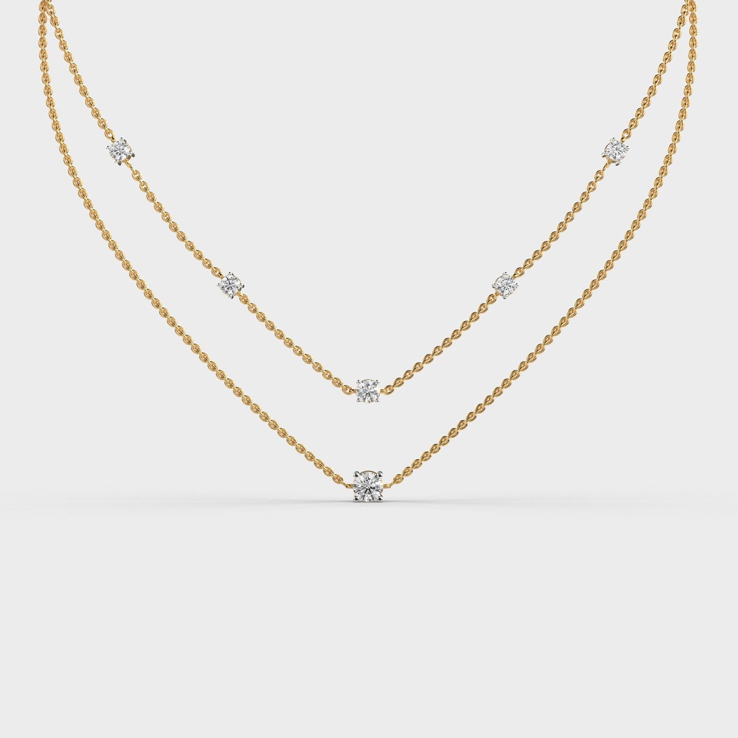 Lilibeth Amour Layered Diamond Necklace