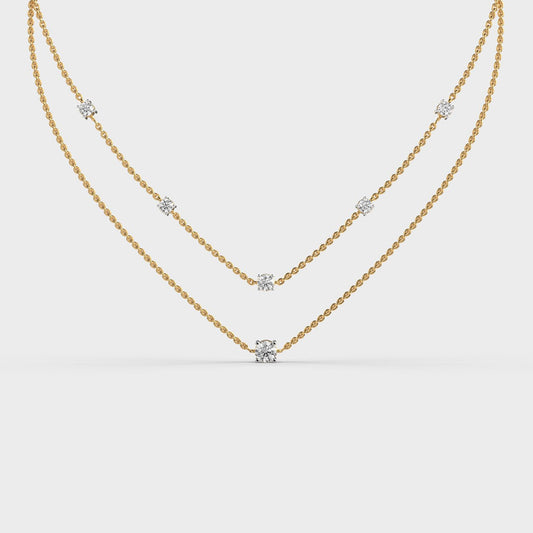Lilibeth Amour Layered Diamond Necklace