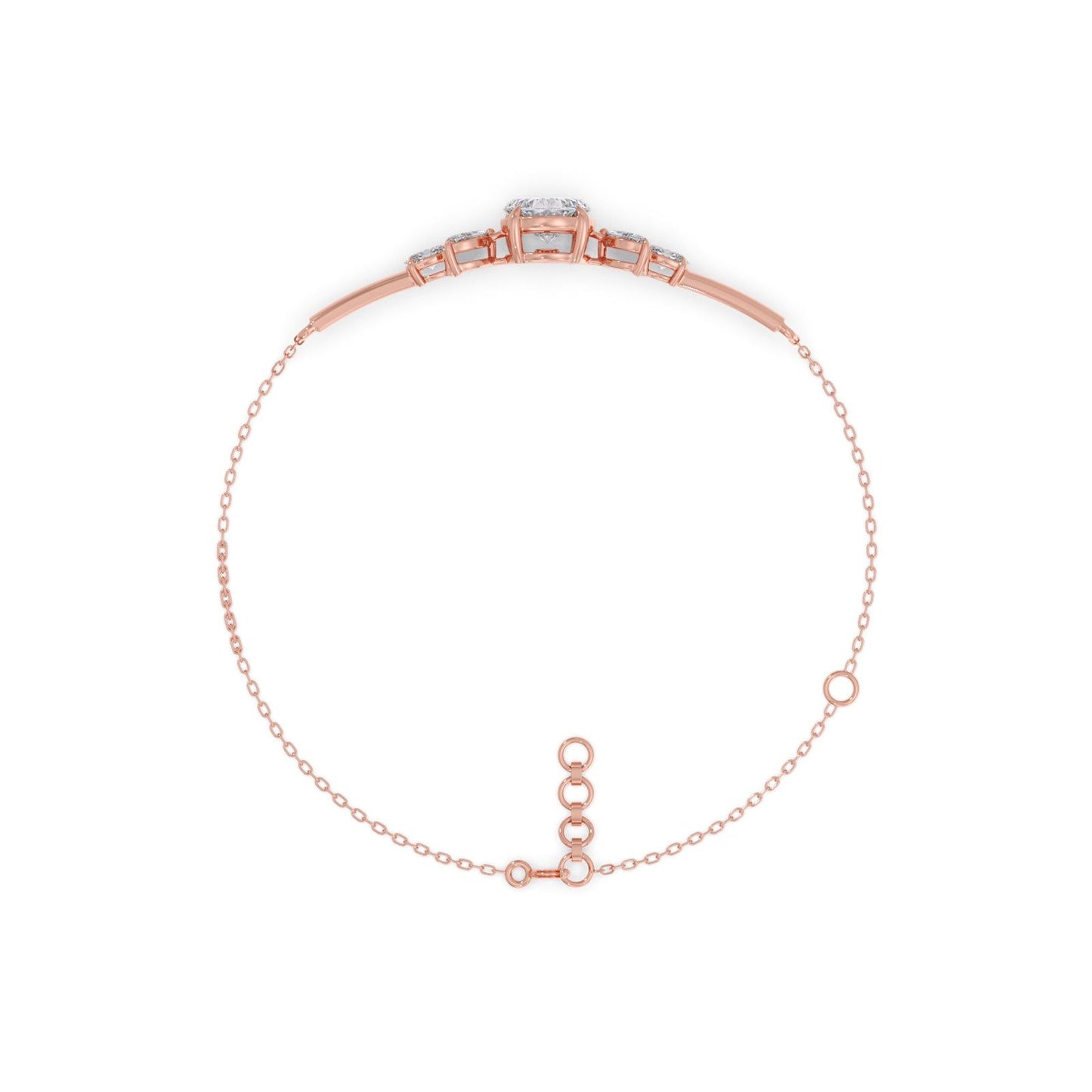 Portuguese Symmetric Chain Bracelet