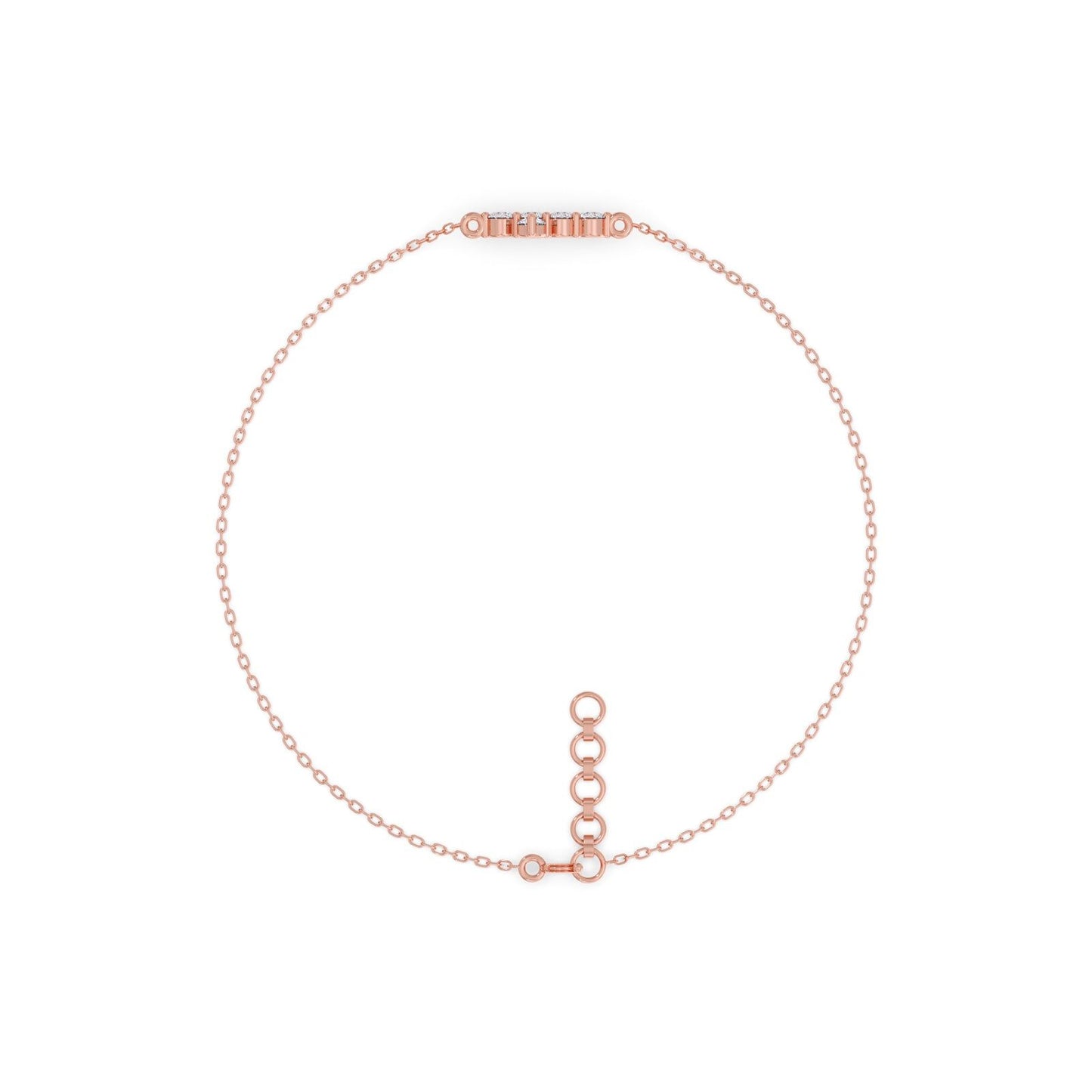 Linear Spark Chain Bracelet