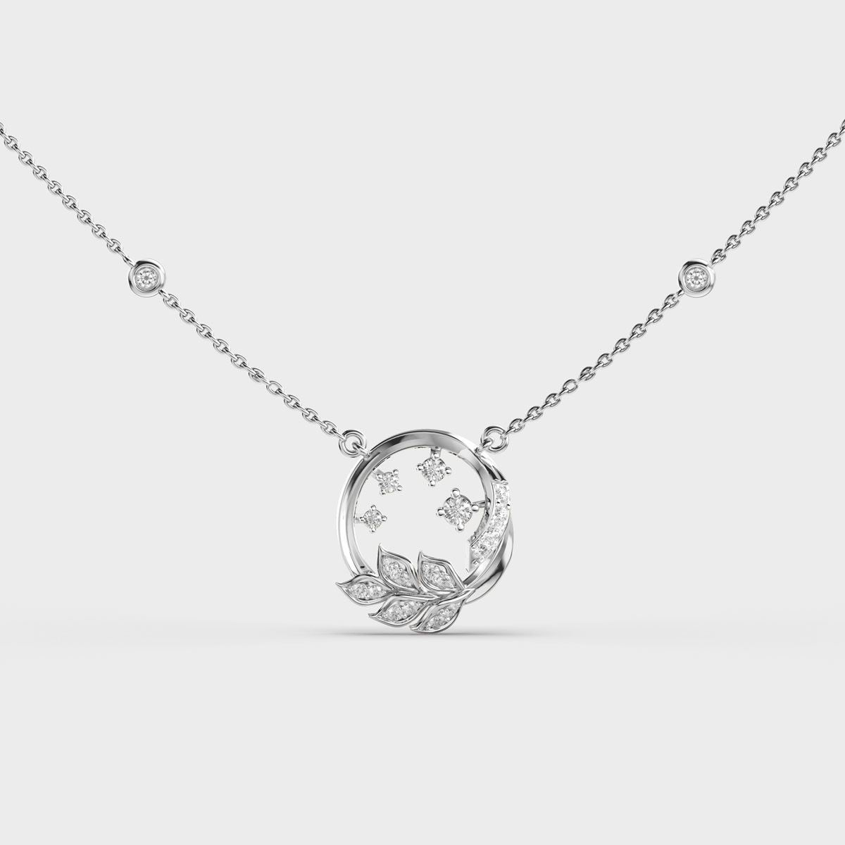 Basket of Blooms Diamond Necklace