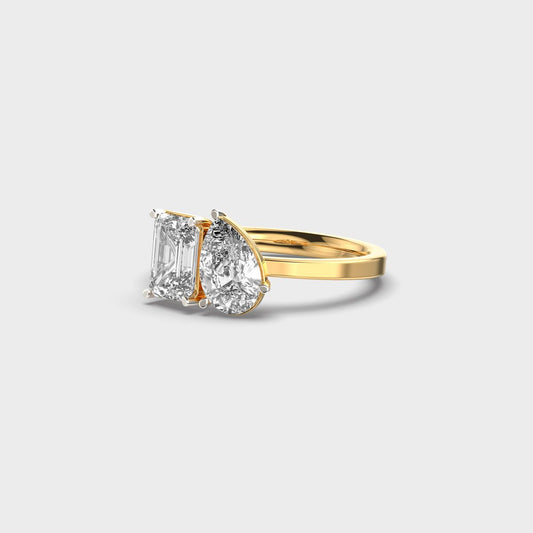 Just The Two Of Us Diamond Ring - View 2