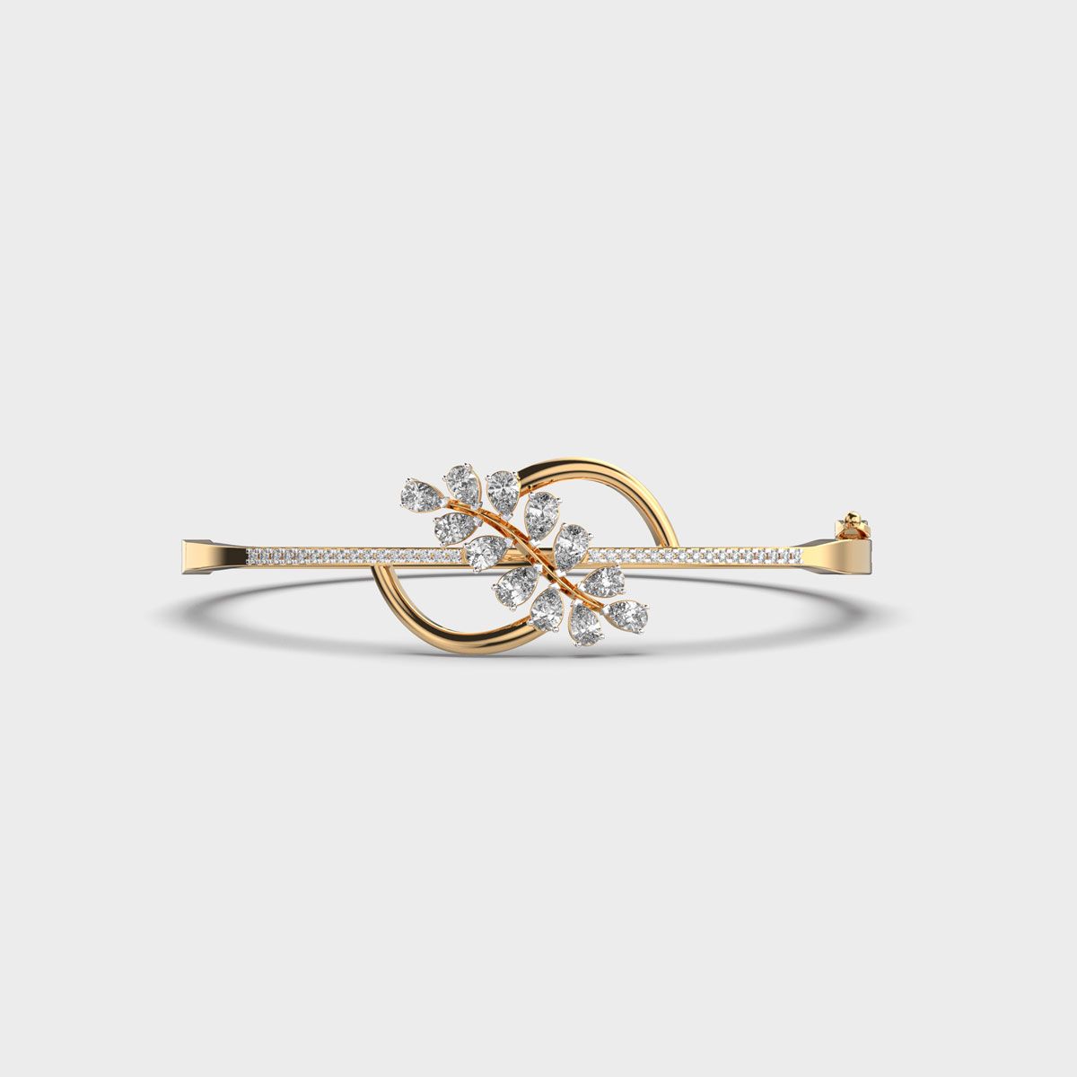 Peony Poise Diamond Bracelet