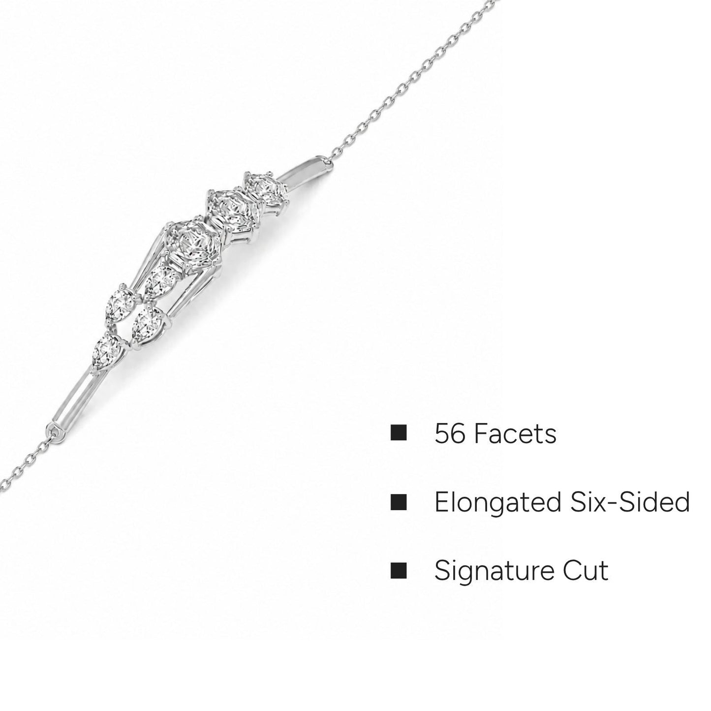 Hexa Axis Chain Bracelet