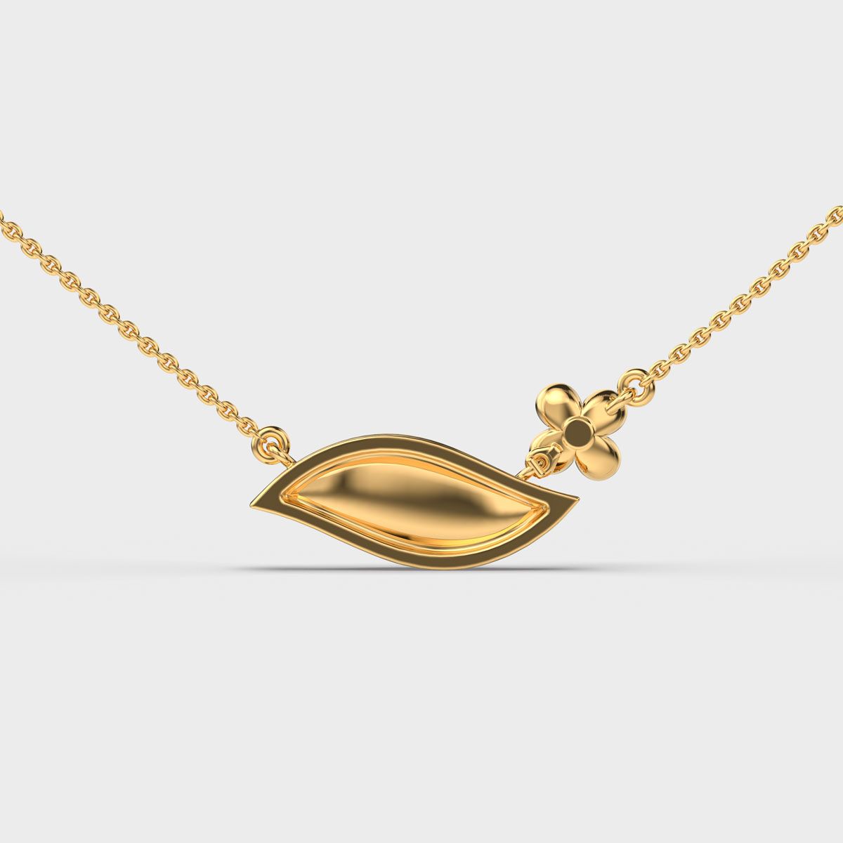 Linear Curve Diamond Cluster Necklace