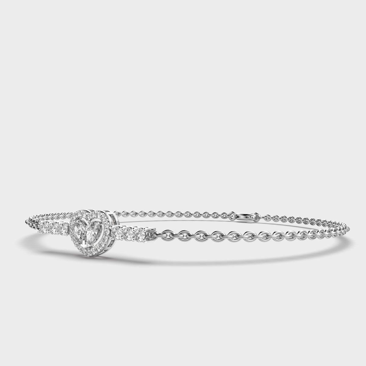 Hearty Delight Diamond Bracelet
