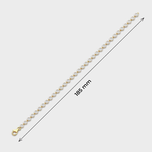 Delicate Round Diamond Bracelet