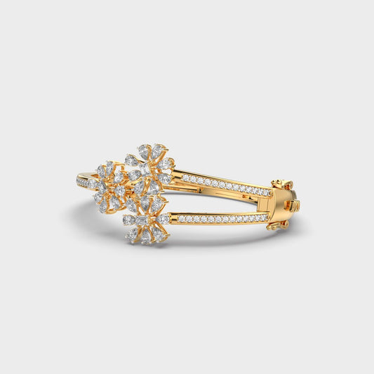 Triple Blossom Diamond Bracelet