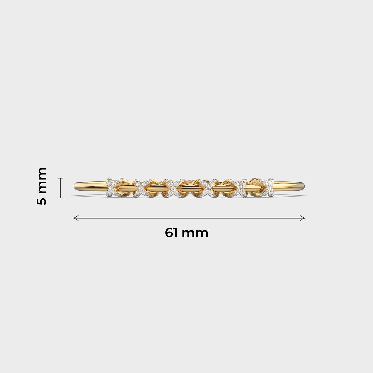 Designed in Contrast Diamond Bracelet