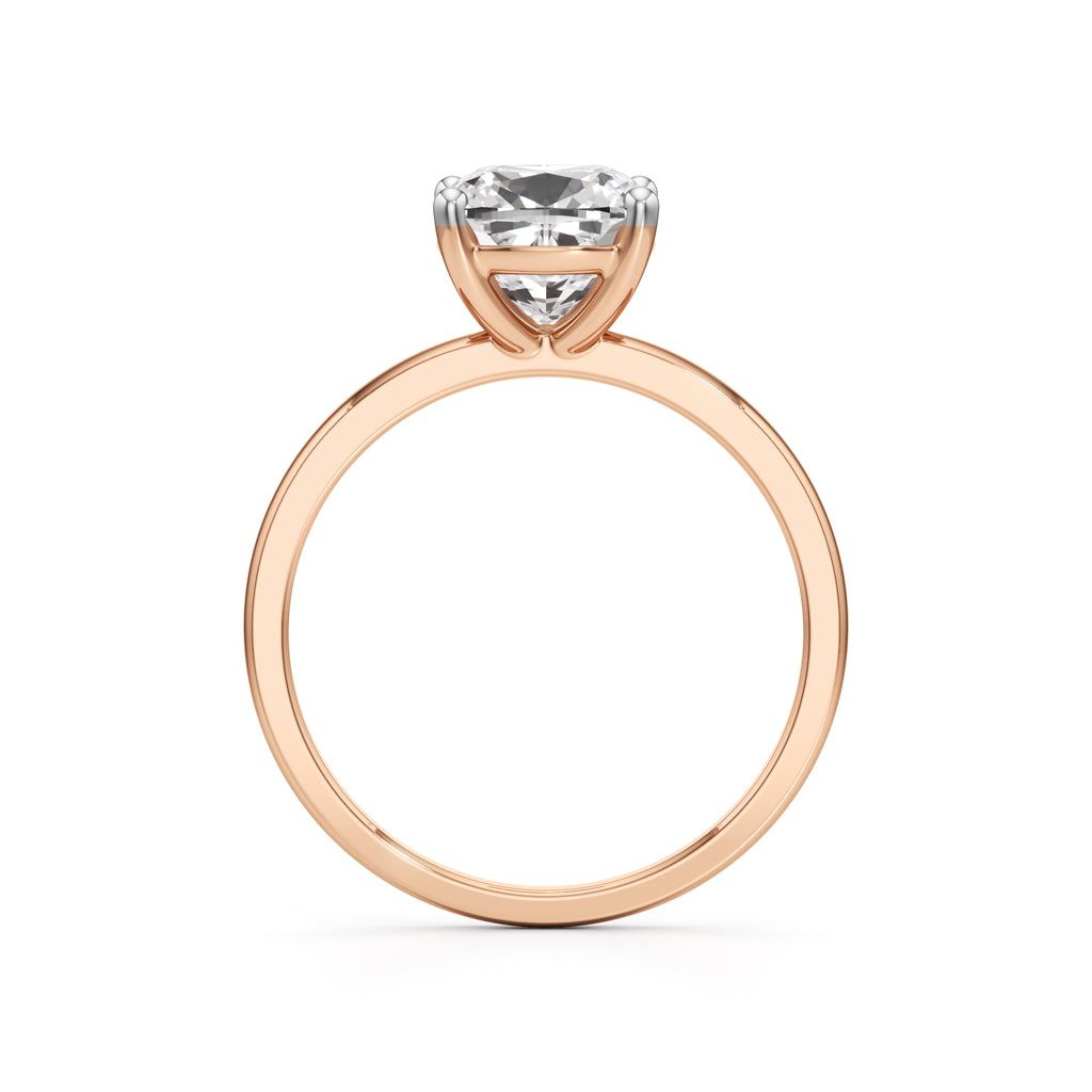 Eterna Cushion Solitaire Ring